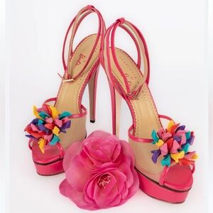 Looking for this shoe, size 7.5 or 8 / Charlotte Olympia Pomeline Barbie